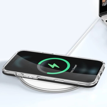 Čirý obal 3v1 pro iPhone 12 Pro Max pouzdro gelový kryt s rámečkem černý