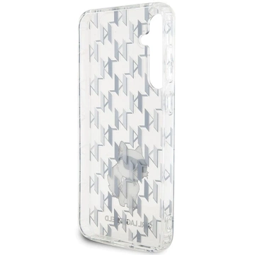 Originální pouzdro KARL LAGERFELD Hardcase KLHCS23FEHNCMKLT pro Samsung Galaxy S23 FE (monogram / transparentní)