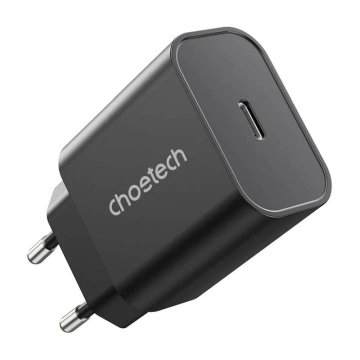 Зарядний пристрій Choetech Q5004-BK-V2 USB-C PD 20W чорний