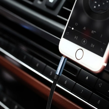 Šikmý kabel UGREEN AUX 2 x mini jack 3,5 mm 1,5 m modrý (AV112)