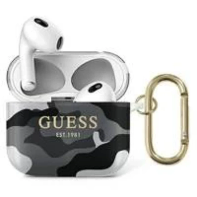 Guess GUA3UCAMG AirPods 3 Hülle schwarz / schwarz Camo Collection
