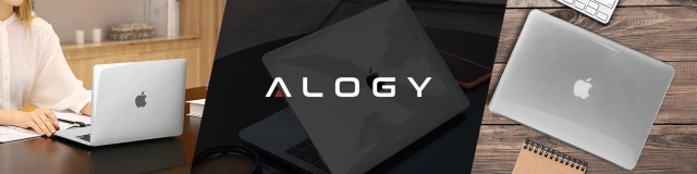 Etui Alogy Hard Case für Apple Macbook Air 13 2022 M2 A2681 13,6" Przezroczyste