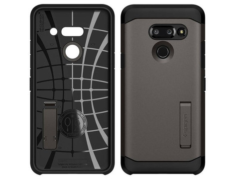 Etui Spigen Tough Armor LG G8 ThinQ Gunmetal