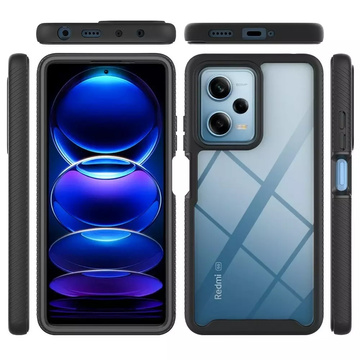 Defense360 Protective Phone Case Cover for Xiaomi Redmi Note 12 Pro 5G / POCO X5 Pro 5G Black