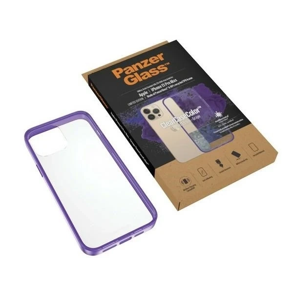 Чохол для iPhone 13 Pro Max PanzerGlass ClearCase, антибактеріальний, військового класу