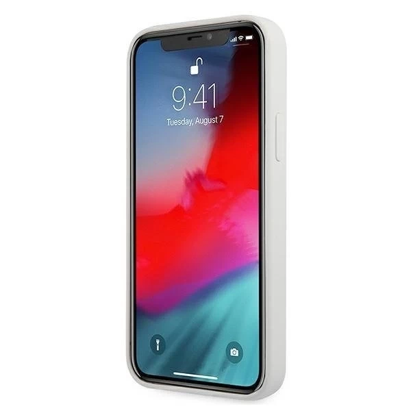 Guess GUHCP12SLSVSCR iPhone 12 mini 5,4" krémový/krémový pevný obal Script Vintage