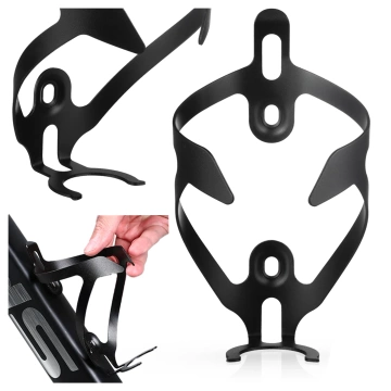 Bottle cage drink water bottle bicycle holder for bicycle bottle universal Black