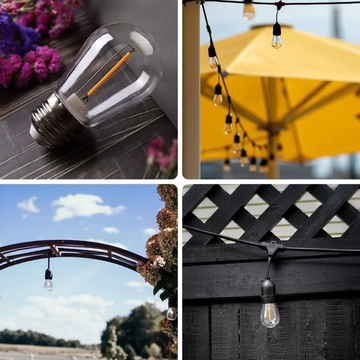 Garden Light Garland 10 LED Balcony Lights for Garden Waterproof Bulbs IP44 24V