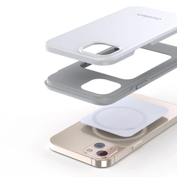 Choetech MFM Anti-drop case Made For MagSafe case for iPhone 13 white (PC0112-MFM-WH)
