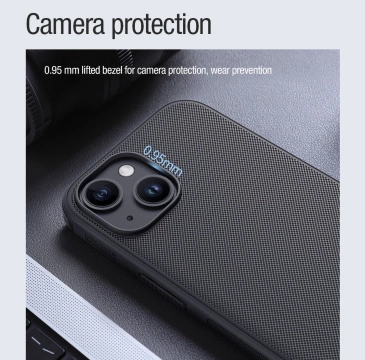 Nillkin Super Frosted Shield Pro Magnetic Case for iPhone 15 - black