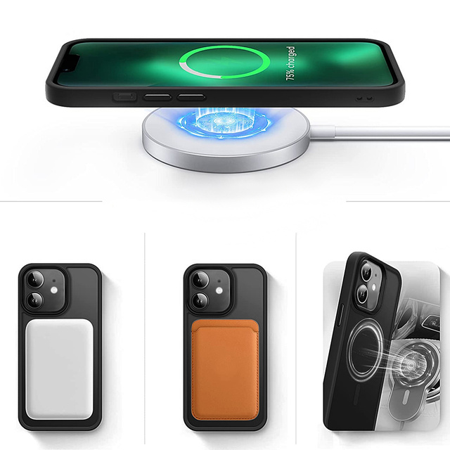 Magmat MagSafe Schutzhülle für Apple iPhone 11 Mattschwarz