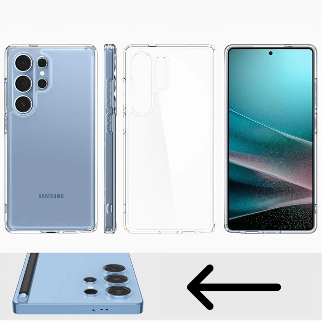 Чохол для Samsung Galaxy S25 Ultra Spigen Ultra Hybrid Crystal Clear