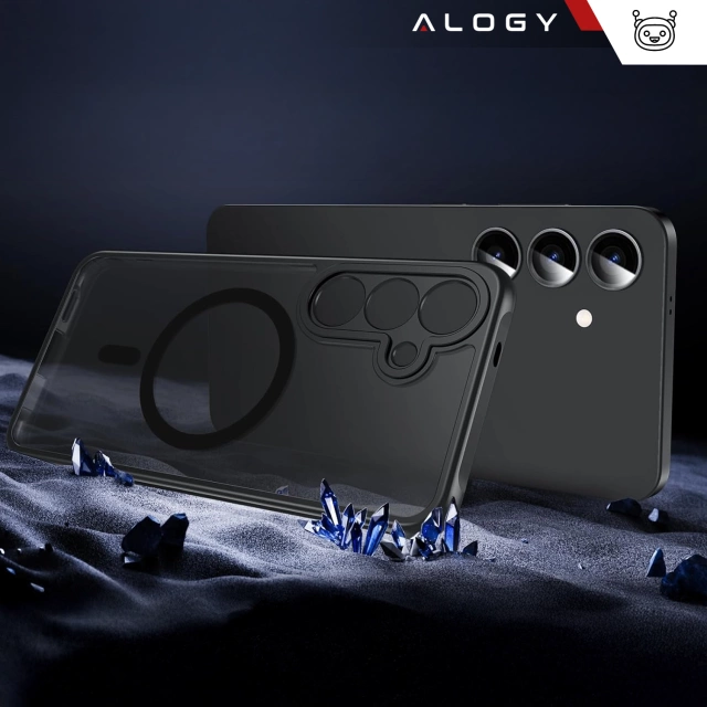 Чохол для Samsung Galaxy S25 Alogy Matte HybridMag™️ MagSafe Matte Black