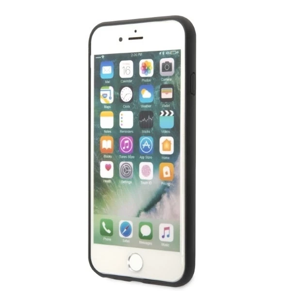 Etui Karl Lagerfeld KLHCI8SAKICKCBK na iPhone 7/8 / SE 2020 / SE 2022 pevný obal Saffiano Karl