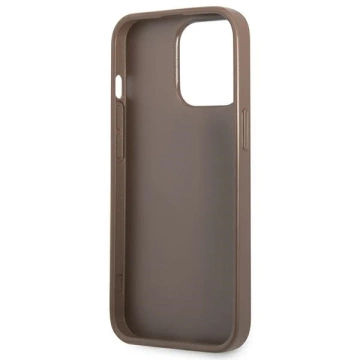 Etui Guess GUHCP13LP4TPW для iPhone 13 Pro / 13 6,1" Hardcase 4G Triangle Logo Card Slot