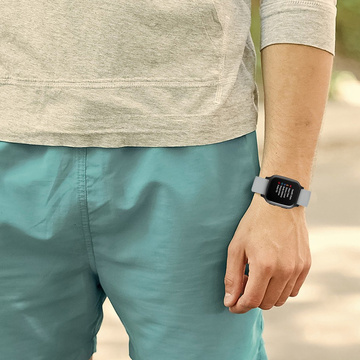 Універсальний ремінець Alogy з пряжкою для смарт-годинника 18 мм сірий