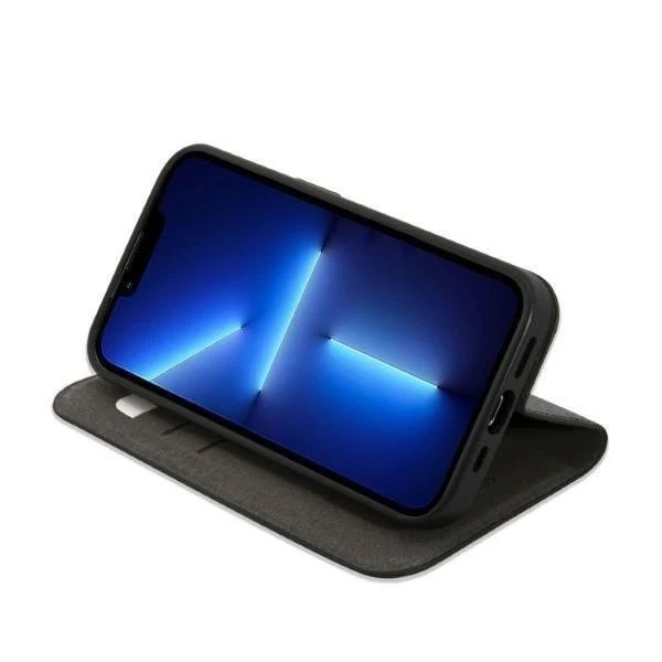 "Etui Guess GUBKP14LHG4SHK do Apple iPhone 14 Pro 6,1\" černá/černá kniha 4G Vintage Gold Logo"