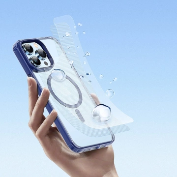 Puzdro Dux Ducis Clin2 iPhone 14 Pro Magnetic MagSafe puzdro modré