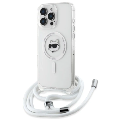 Etui Karl Lagerfeld pre iPhone 16 Pro Max 6,9" Magsafe Hardcase Transparentná IML Choupette Head