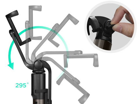 Uchwyt Spigen Wireless Selfie Stick stativ Bluetooth S540W Black