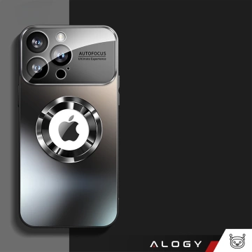 Apple iPhone 16 Pro Hülle Alogy MagSafe LuxeShield™ Hülle mit Linsenschutz für MagSafe Graphitschwarz