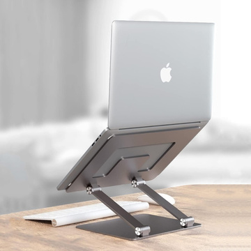 Laptop stand for Macbook 17 stand table holder foldable adjustable aluminum for desk Alogy Graphite