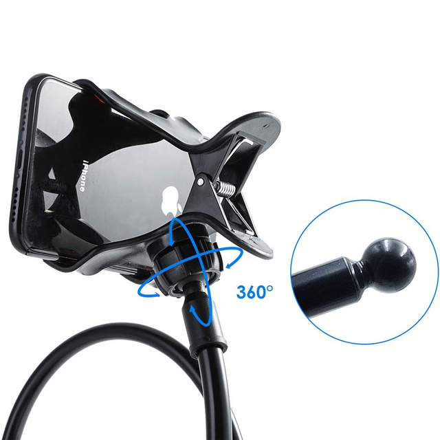 Alogy Flex Holder s Desktop Clip Flexibilní stativ Univerzální držák telefonu / Black