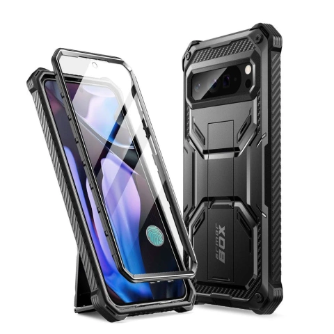 Google Pixel 9 Pro XL Supcase ArmorBox Schwarze Schutzhülle