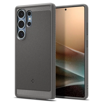 Чохол для Samsung Galaxy S25 Ultra Marble Grey Spigen Rugged Armor MagSafe
