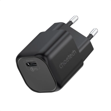 Choetech wall charger GaN USB Type C PD 30W black (PD5007)