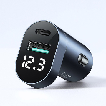 Joyroom C-A17 USB Car Charger USB-C 42.5W QC PD AFC SCP Dark Blue