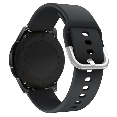 Silikonový náramek TYS pro chytré hodinky univerzální 22mm černý