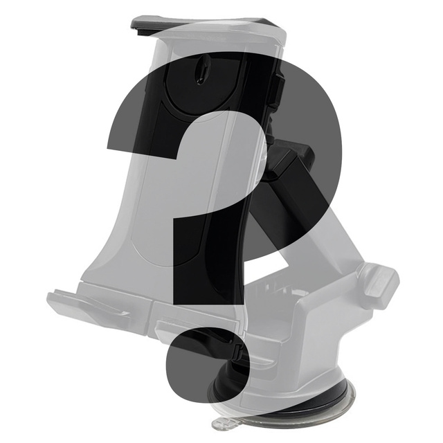 Car phone holder tablet windshield strong adjustable 4.7-11 inches black