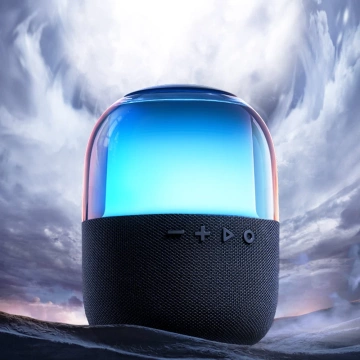 Joyroom bezdrôtový Bluetooth 5,3 RGB 8W reproduktor čierny (JR-ML05)