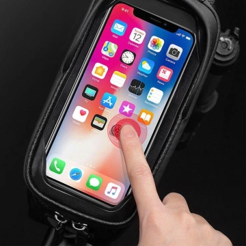 Brašna na rám Rockbros B68-1 s pouzdrem na telefon černá