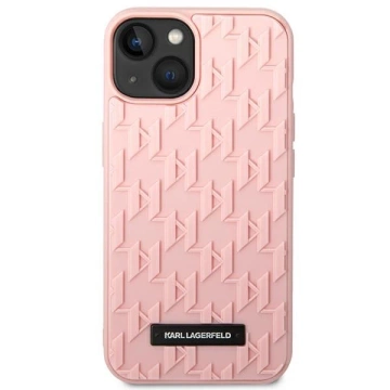 Etui Karl Lagerfeld KLHCP14MRUPKLPP pre iPhone 14 Plus 6,7" pevný 3D monogram