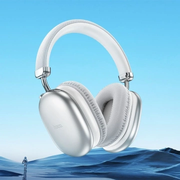 Bezdrôtové Bluetooth slúchadlá HOCO W35 Max strieborné