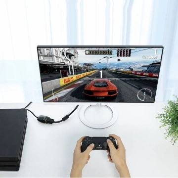 UGREEN Kabel Kabeladapter unidirektionaler Adapter von HDMI (männlich) auf VGA (weiblich) FHD schwarz (MM105 40253)