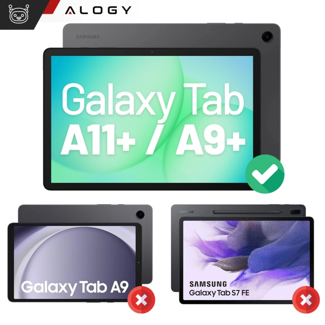 Szkło hartowane do Samsung Galaxy Tab A11+ (X310/X315/X316) / A9+ 2023 11" (X210/X215/X216) na ekran na tablet Alogy Pro+ 9H