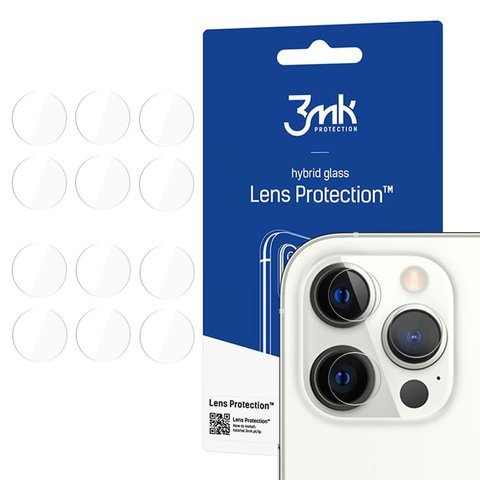 Glass x4 pre objektív fotoaparátu 3mk Lens Protection pre Apple iPhone 12 Pro Max