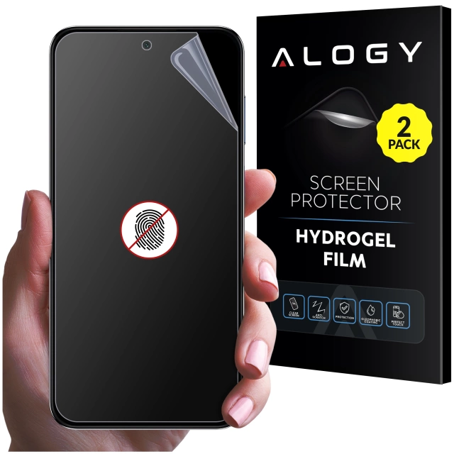 2x Folia "MATOWA" do Samsung M55 5G Hydrożelowa Alogy HydroSkin Matte Pro™ na ekran do etui "BEZ ODCISKU PALCÓW"