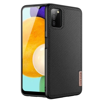 Чохол Dux Ducis Fino покритий нейлоновим матеріалом Samsung Galaxy A03s чорний