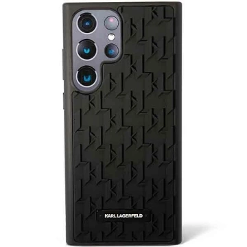 Etui Karl Lagerfeld KLHCS23LRUPKLPK do Samsung Galaxy S23 Ultra S918 hardcase 3D Monogram czarny/black