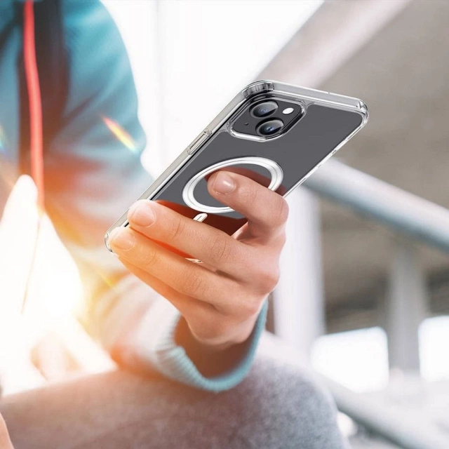 DUX DUCIS Clin Mag - transparent case compatible with MagSafe for iPhone 15 Pro