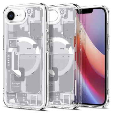 Чохол Spigen Ultra Hybrid MagSafe для iPhone 16E Zero One White