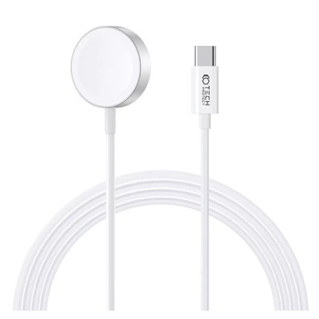 Indukční nabíjecí kabel 120cm UltraBoost magnetický nabíjecí kabel pro Apple Watch White