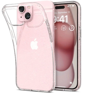 Etui Spigen Liquid Crystal pro iPhone 15 třpytivé krystaly