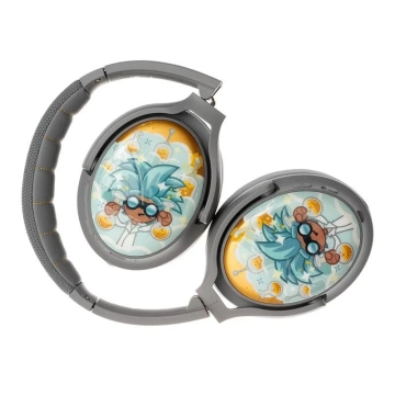 BuddyPhones Cosmos Plus ANC wireless headphones for children (gray)