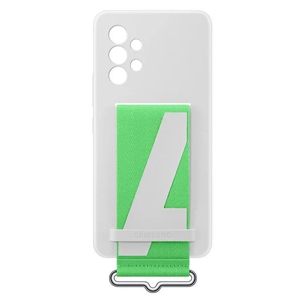 Samsung Case EF-GA536TW for Samsung Galaxy A53 5G A536 white/white Silicone Cover Strap