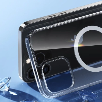 Kingxbar PQY Crystal Series Magnetische Hülle für iPhone 13 Gehäuse Klare Abdeckung (MagSafe-kompatibel)